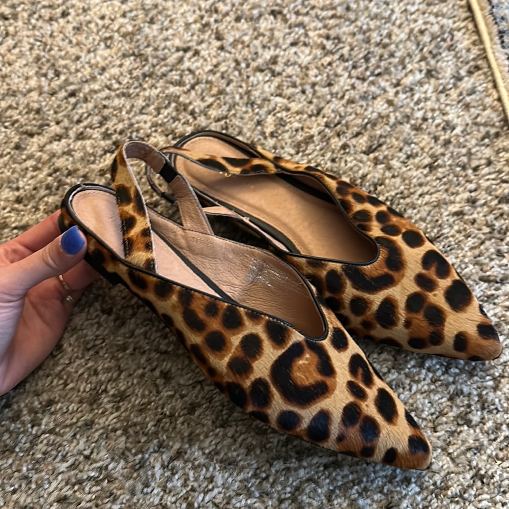 Halogen leopard flats